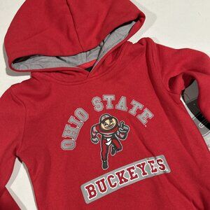 NEW Ohio State Buckeyes OSU Colosseum Red Hoodie Hooded Sweatshirt Toddler 3T